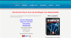 Desktop Screenshot of klinechiropractic.com